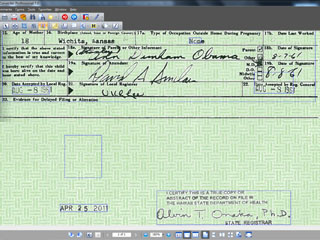Birth Certificate Close