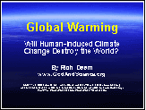 Global Warming Flash Presentation