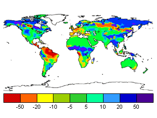 Possible Changes in Precipitation as the 
			Result of Global Warming