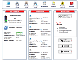 Router Control Panel